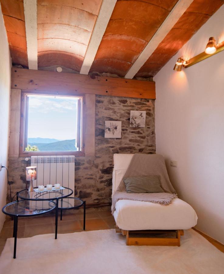 Apartamento Duplex Rural Con Chimenea Y Vistas Panoramicas Desde La Cama Sant Marti Sacalm 외부 사진
